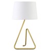 Hudson and Canal 22" Metal Table Lamp with Fabric Shade - 2 of 4