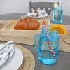 Darware 24oz Mason Jar Mugs w/ Handles, 4pk; Glass Drinking Glasses for Cold Beverages - 4 of 4