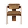 Meridian Furniture,Sacha Saddle Velvet Dining Chair, Set of 2 - 3 of 4