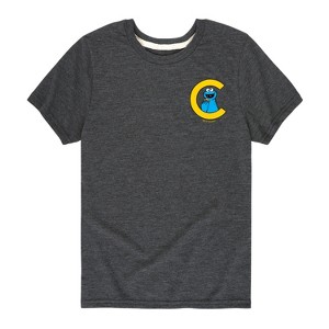 Boys' - Sesame Street - Cookie And C Short Sleeve Graphic T-Shirt - 1 of 4