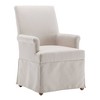 Classic Covered Dining Arm Chair - WOVENBYRD - 2 of 4