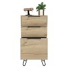 Christiane Dresser Beige - Boahaus: Slim, Modern Storage for Bedroom, 3 Drawers, Wood Laminate - image 4 of 4