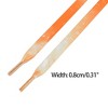 INSPIRE CHIC Cute Gradient Tie-Dye Flat Shoe Laces for Sneakers 1 Pair - 3 of 4