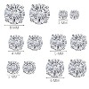 Lot of 6 Pairs of 925 Sterling Silver Earrings for Women - Aretes con Circonitas Grandes (2-8mm) - Set de Joyería - 2 of 4