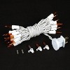 Novelty Lights 20 Light Incandescent Craft Mini Christmas String Lights White Wire 8.5 feet - 2 of 4