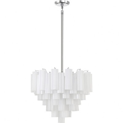 Crystorama Lighting Addis 12 - Light Chandelier in  Polished Chrome