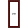 PosterPalooza | Panoramic Weathered Red Picture Frame - UV Acrylic, Foam Board Backing, Hanging Hardware - 2 of 4