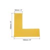 Unique Bargains PVC 5s Location Notch L-Shaped Floor Corner Markers 4 Pcs - 2 of 4