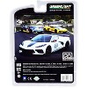 2020 Chevrolet Corvette C8 Stingray White & Black "Road America Official Pace Car" 1/64 Diecast Model Car by Greenlight - 3 of 3