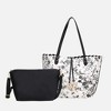 MKF Collection Danielle Reversible Shopper Tote Floral Bag, Crossbody Pouch Handbag Purse by Mia K - 2 of 4