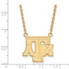 Black Bow Jewelry 14k Yellow Gold Texas A&M Aggies NCAA Necklace 18 Inch - 2 of 4