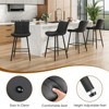 Kumasinova Faux Leather Bar Stools Set of 2,Modern Counter Height Bar Stools with Ergonomic Design,Counter Stools for Kitchen Island and Dining - 3 of 4