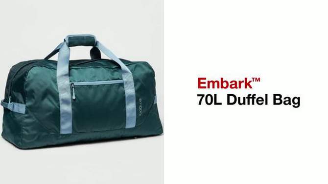 70L Packable Duffel Bag - Embark™, 2 of 8, play video