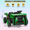 24V Ride On Dump Truck for Kids, 2 Seater Heavy Duty Electric Construction Vehicle, Remote Control, 4WD, Dump Bed, Extra Shovel - 2 of 4