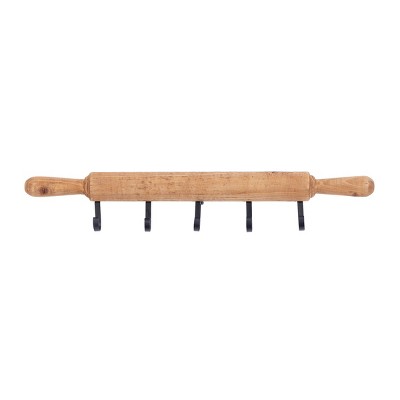 Modern Farmhouse Wall Hook Brown - Olivia & May