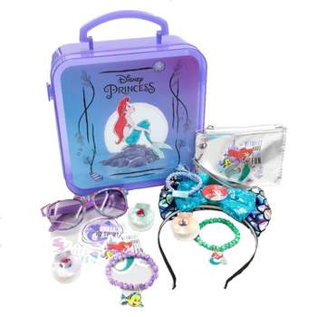 Disney Princess The Little Mermaid Collectible Gift Set Accessory Box 6 Exclusive Items Blue