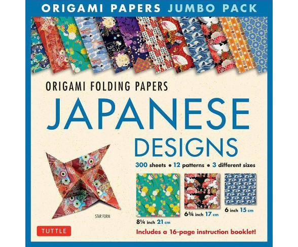 Origami Folding Papers Jumbo Pack: Japanese Designs - (Miscellaneous)