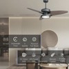Gulches Light Pro 52 in LED Indoor Jet Black Smart Ceiling Fan with Light Kit and Reversible DC Motor - 2 of 4