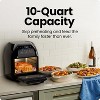 Chefman Multifunctional Digital 10 Qt. Air Fryer+ Rotisserie, Fry, Roast & Bake, 17 Presets - Black - 4 of 4
