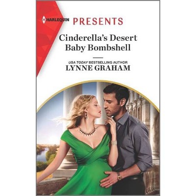 Cinderella's Desert Baby Bombshell - (Heirs for Royal Brothers) Large Print by  Lynne Graham (Paperback)