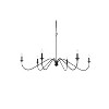 Elegant Lighting Rohan 60 inch chandelier in Matte Black - 3 of 4