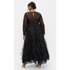 Women's Plus Size Radiant Maxi Dress - black | CITY CHIC - 2 of 4