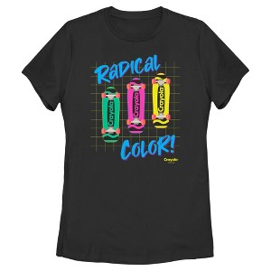Women's Crayola Radical Color T-Shirt - 1 of 4
