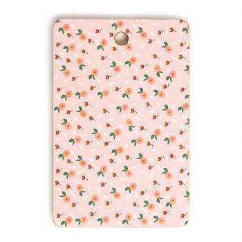 Hello Twiggs Peaches And Poppies Cutting Board - Deny Designs