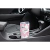 Elanze Designs 20 oz Stainless Steel On the Go Insulated Travel Tumbler With Push Top Lid, Best Nanny Ever White - 3 of 4