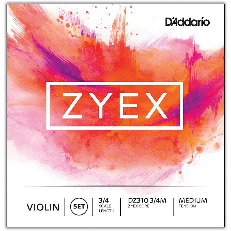 D'Addario Zyex Series Violin String Set, 1 of 3