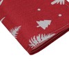 Unique Bargains Christmas Place Mats Linen Red White 13"x17.7" 2Pcs - 4 of 4