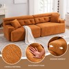 4-Seater Chenille Sponge Sofa with Deep Seat - 4 of 4