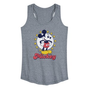Women's - Disney - Mickey Stars Graphic Racerback Tank - 1 of 4