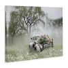 Stupell Industries Overgrown Floral Truck Canvas Art - 2 of 4