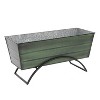 ACHLA Designs With Odette Stand Rectangular Steel Planter Boxes - 4 of 4