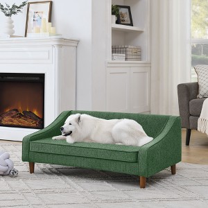 Lyngins Irregular Elevated Pet Bed for Dogs & Cats,Comfy Fabric Medium-Sized Dog Sofa Bed,Cat Bed - 1 of 4