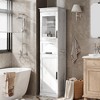 Whizmax Bathroom Cabinet, Tall Storage Cabinet with Doors and Adjustable Shelf, Freestanding Bookshelf for Living Room, Laundry Room, Home Office - 4 of 4