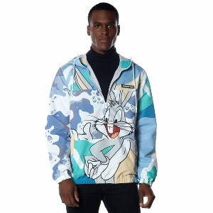 Members Only Men's Bugs Patchwork Windbreaker Jacket - 1 of 4