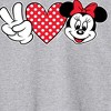 Men's - Disney - Peace Love Minnie Long Sleeve Graphic T-Shirt - 2 of 4