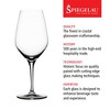 Spiegelau Rosé Wine Glasses Set of 4 - European-Made Crystal, Classic Stemmed, Dishwasher Safe, White Wine Glass Gift Set - 17 oz, Clear - 4 of 4
