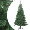 vidaXL Christmas Tree Decoration Artificial Xmas Tree with Stand Branches - Green 8 x 4 ft - 2 of 4