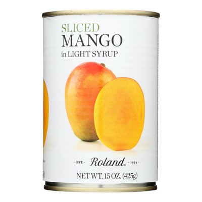 Roland Products - Roland - Mango Slices In Light Syrup - Case of 12 - 15 oz