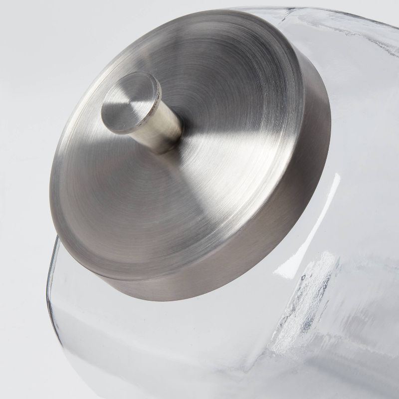 64oz Glass Penny Jar with Metal Lid - Threshold&#8482;, 4 of 9