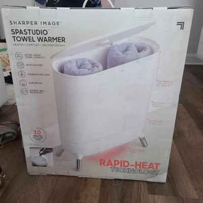 Sharper image towel 2025 warmer and drying rack