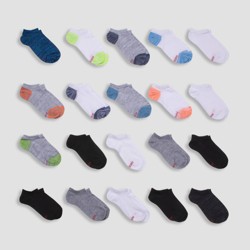 Hanes Boys' X-temp No Show 10pk Athletic Socks - Color May Vary : Target