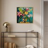 Art Remedy Vase of Bright Tropical Flowers II Vase Paintings Framed - 2 of 4