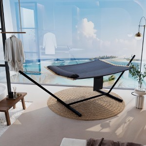 2-Person Hammock Suite with Collapsible Steel Frame – Backyard Oasis & Camping Essential 450Lb Support, UV-Resistant & Storage Bag - 1 of 4