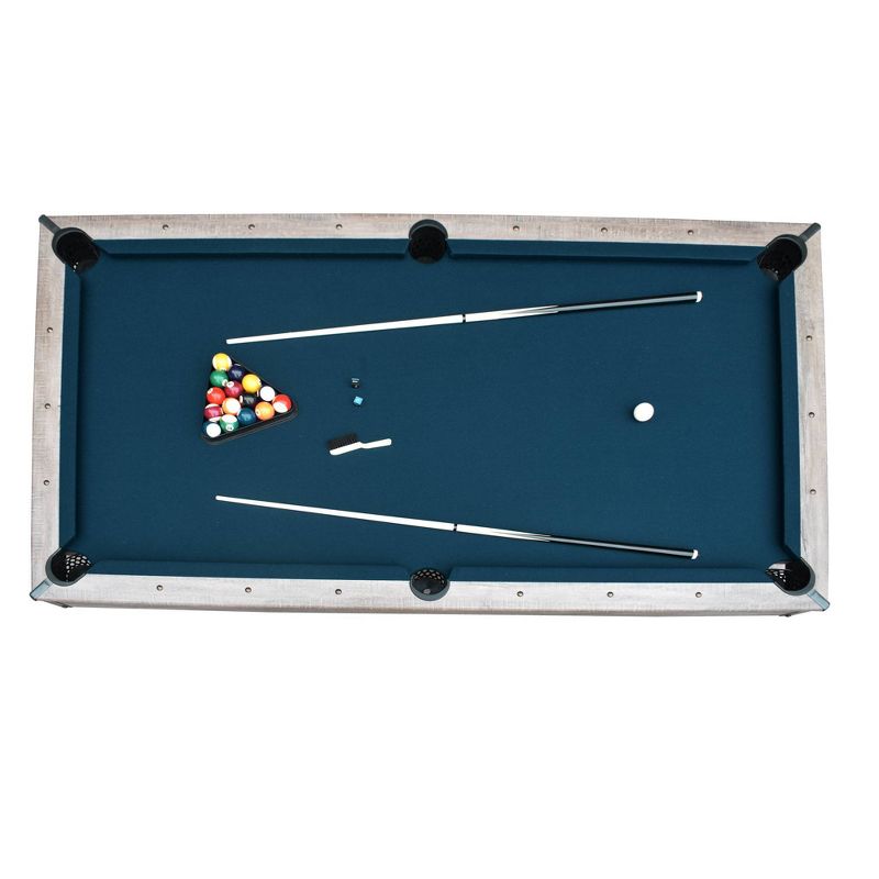 Hathaway 7&#39; Logan 3 in 1 Pool Table with Benches, 3 of 11