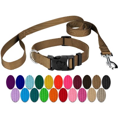 Country Brook Petz Deluxe Nylon Dog Collar and Leash