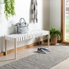 Amalia Leather Weave Bench  - Safavieh - 2 of 4